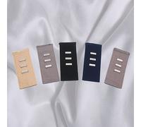 TEMU 1 Set/5 piezas Extensión de cintura con ganchos y ojales de metal, para pantalones, jeans, faldas, pantalones de embarazada y de hombre, proporcionando y comodidad adicionales