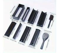 TEMU 1 Set de Herramientas para Sushi, 10 piezas, Set de Herramientas Nori, Combinación de Máquina para Sushi, Molde para Bolas de Arroz