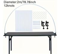 TEMU 1 Set de Kits de de Escritorio, de de Semicírculo Ajustable de Plástico de 2M, Decoración para de y , Soporte de Columna de Globos de para Adultos, Decoración para Fiestas en el Hogar y al