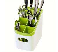 TEMU 1 soporte de cocina versátil, organizador de encimera para palillos, cuchillos y utensilios, de materiales duraderos con un diseño que ahorra