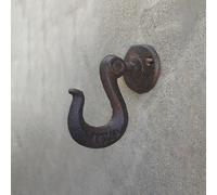 TEMU 1 soporte de gancho de metal retro americano para jardín, práctico, para montaje en pared, macetero, cesta - para suministros de plantas colgantes de interior y exterior