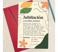 TEMU 1 Tarjeta de de Jubilación en Honor a la Dedicación y el , Ideal para , y , un y un Libre Alegre en , Sobre + Tarjeta