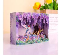 TEMU 1 Tarjeta de Felicitación 3D de y con para Nota en la Parte Trasera y Sobre - , Día de la , Aniversario, Boda, , Decoración del Hogar, Suministros para Fiestas