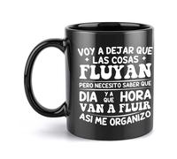 TEMU 1 taza de café española de 11 onzas con texto de "", tazas de café de cerámica, vasos para agua, vasos para beber para verano e invierno, regalos para , fiestas, Navidad, y Día de San Valentín