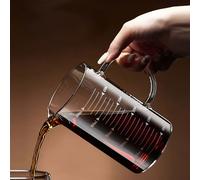 TEMU 1 taza medidora/2 tazas medidoras con , taza de agua de vidrio para calentar en microondas, taza para desayuno, taza para leche de calidad