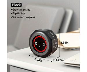 TEMU 1 Temporizador Visual con Sensor de | Controlador de para el Aprendizaje, Temporizador de Horneado para Cocina, Recargable, Batería de Litio