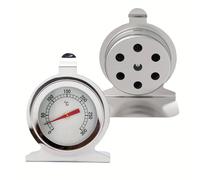 TEMU 1 termómetro para horno de 0 °C, termómetro instantáneo de acero inoxidable para horno, parrilla y ahumador, ideal para cocina, cocción y horneado