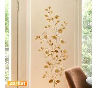TEMU 1 ud. Adhesivo dorado premium de de 2D , adecuado para , dormitorio, cocina, puerta, pared, decoración del hogar, pared de , vinilo, ultra conveniente, removible, autoadhesivo