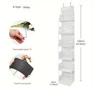 TEMU 1 ud. Bolsa colgante multifuncional para colgar sobre - para cosméticos, ropa, sombreros, zapatos y toallas, ideal para dormitorios, baños y varios tipos de habitaciones