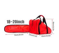 TEMU 1 ud. Bolsa de transporte para motosierra - Tela Oxford duradera, almacenamiento portátil de herramientas para sierras de 14", 16", 18" y 20", accesorios para motosierra