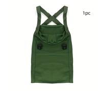 TEMU 1 ud., Delantal de jardinería ajustable, Bolsa de recolección de jardín de gran capacidad, Bolsa de recolección grande para