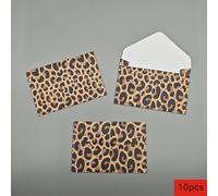 TEMU 10/50/100 unidades Sobres Elegantes con Estampado de Leopardo Vintage, 4.13 X 2.76 Pulgadas - Autoadhesivos, Papelería Duradera, Diseño , Ideales para Invitaciones de y Fiestas