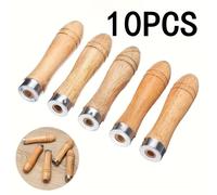 TEMU 10 de de Madera, 9 Cm, Antioxidantes, Collar de Metal Resistente, para Carpintería, , Herramientas de Artesanía
