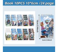 TEMU 10 libretas mini en de Disney Zootopia | Con diseños de personajes de dibujos animados, ideales para uso diario en y regalo para , páginas perforadas