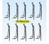 TEMU 10-Pack Aspersores Universales de 180° para Jardín/Césped/｜Kit de Riego Todo en Uno con Boquilla, Manguera y Estacas