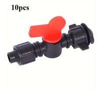 TEMU 10 Piezas Conector Manguera Grifo Riego por Goteo, de Riego Exterior, Hidratación de Plantas, Diseño , Fácil Instalación, Plástico Duradero, Kit de Riego, Uso Agrícola