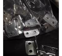 TEMU 10 piezas de soporte de esquina adecuado para mesa, silla, gabinete, armario, soporte de gabinete de L de 1.2 pulgadas