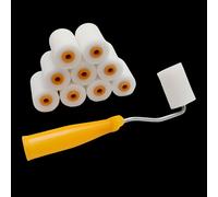 TEMU 10 Piezas Juego de Mini Rodillos de Esponja de 2 Pulgadas con Fácil de Quitar, Kit de Mini Rodillos para Pintura, Herramientas de Pintura DIY, Ideal para Renovación y Pintura en el Hogar