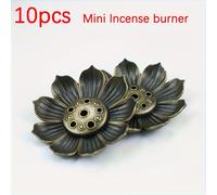 TEMU 10 Piezas Mini Porta Incienso de Aleación, Porta Incienso de , Quemador de Incienso Poroso de , Quemador de Incienso para Hogar - Artículos Decorativos de Metal para Hogar u Oficina