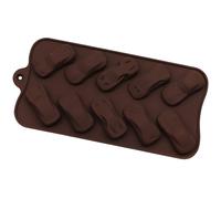TEMU 10 Piezas Molde de Silicona para Galletas , Jalea, Cubitos de Hielo, Pastel, Mousse, Postres, Repostería, DIY, Epoxi, Grado Alimenticio, Mini Coche Deportivo