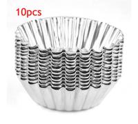 TEMU 10 Piezas Molde Reutilizable para Tartas, Accesorios de Repostería, Moldes para Galletas, Pudín y , Herramientas para Pastelería