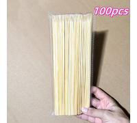 TEMU 100 Piezas de Brochetas para , Brochetas de Bambú Natural, Brochetas Multifuncionales, Palillos de Bambú Desechables, para Frutas, Carne , , Brochetas de Bambú, Suministros para Fiestas y Picnics