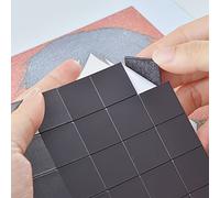 TEMU 100 piezas de cuadrados magnéticos autoadhesivos - Imanes de goma flexibles para manualidades DIY, , Bar Mitzvah, exhibición de fotos y pósters - Sujeción fuerte, extracción sin daños