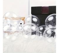 TEMU 100 piezas de globos de película flexible Bobo Ball transparentes de 5 pulgadas, ideales para de San Valentín, de matrimonio, de , decoración de mini globos