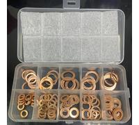 TEMU 100 piezas de juego de tuerca y perno con goma de de anillo , juego de goma de con , M5/M6/M8/M10/M12/M14 para tapones de sumidero