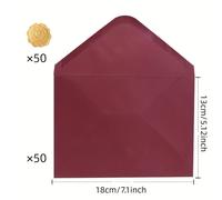 TEMU 100 sobres autoadhesivos V-Gluable para 5x7 - Pre-estampados/ para , tarjetas de , álbumes de fotos | Cierre autoadhesivo, compatibles con documentos de 5x7