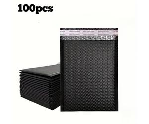 TEMU 100 Sobres de Negros, Bolsas Autoadhesivas de Polietileno de 4x7 Pulgadas, Sobres Acolchados y Bolsas de Envío para Pequeñas Empresas, Embalaje Duradero