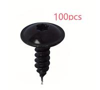 TEMU 100pcs-J207 Tornillos Autorroscantes M5X16Mm; Tornillos Autorroscantes para Panel de Puerta de Coche Remaches de Nylon para Puerta de Coche Clavos para Panel de Puerta J207