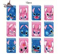 TEMU 12 Cuadernos de bolsillo de Disney, Adhesivos portátiles de Stitch y , Diario portátil para grabar , Regalos perfectos con temática de dibujos animados para y regalos de