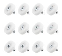 TEMU 12 piezas de para cajones pequeños de 19 mm, rodillo de posicionamiento en nylon y hierro plástico para muebles, gabinete o archivador