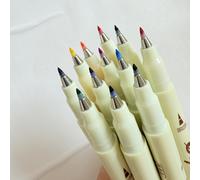TEMU 12 Sets de Bolígrafos de Pintura , Nuevos Bolígrafos de Cuaderno de Dibujo con Punta , Caligrafía para , Manualidades, Regalos Perfectos para Navidad, Halloween y Pascua, Materiales Escolares 18+