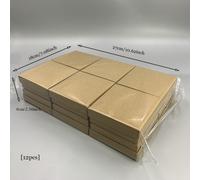 TEMU 12pcs Cajas de Regalo Marrón con Diseño de Reno y Pluma - Perfectas para Joyería, Recuerdos de Fiesta y Decoraciones de Boda