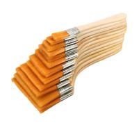 TEMU 12pcs/Set de calidad de nylon de pintura al óleo para pintar fácil de limpiar cepillo de limpieza de madera