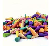 TEMU 168 piezas de varillas de incienso piramidales de lavanda, , madera de y achicoria | para decoración del hogar, cocina, dormitorio, yoga, oficina - de polvo de madera
