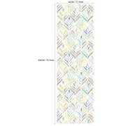 TEMU 17.7in x 78.7in Papel pintado de hojas acuarela de vinilo - Mural de pared autoadhesivo e impermeable para decoración del hogar, decoración de pared estética de otoño