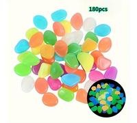 TEMU 180 Piedras que en | Piedras de Resina Coloridas, Perfectas para Jardines, , Acuarios, y Decoraciones Nocturnas; en | Hechas de Plástico, Ligeras (0.08 Lbs)
