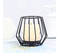 TEMU 1P Portavelas de metal pintado, estilo nórdico simple para , cenas a de y decoración de mesa