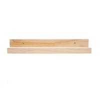TEMU 1pc/2pcs/3pcs Estante de pared de pino de una sola , estante de pared de madera, estante flotante para exhibición y almacenamiento de biblioteca de oficina en casa, estantes flotantes