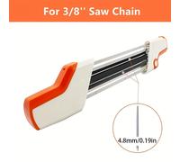 TEMU 1pc Afilador Profesional de Sierra de Cadena para Cadena de Sierra LP de 3/8'', 0.325" 0.404" - Fácil de Usar, Portátil, Herramienta Duradera con Función de Afilado y Calibre de Profundidad