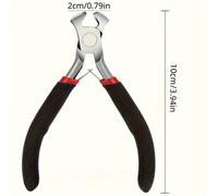 TEMU 1pc Alicates de Corte para Joyería, Herramienta para Clavos de Carpintero, Cortaextremos para Instalación de de Cremallera, Cortador de Alambre