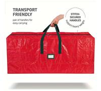TEMU 1pc Bolsa de Almacenamiento para Árbol de Navidad, Bolsa de Almacenamiento de Gran Capacidad en PVC para Navidad, Paquete de Almacenamiento para Árbol de Navidad al /Hogar