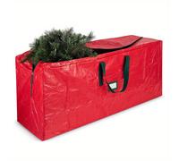 TEMU 1pc Bolsa de Almacenamiento para Árbol de Navidad de PVC | Gran Capacidad, Cierre de Cremallera, Multiusos para Uso en Exteriores/Hogar, Ideal para Árboles y Almacenamiento Doméstico