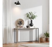 TEMU 1pc Consola Entrada Mueble Pasillo Estante Detrás del Sofá - Estructura de Metal , Diseño Moderno Ultra Fino - Ideal para Salón, Dormitorio, Entrada - 120x20x80cm - - GTC30-YM
