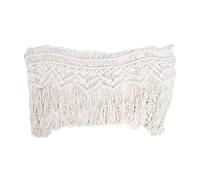 TEMU 1pc Cortina Boho para Puerta - Tapiz de Cuerda Tejido a con Tema de Amor, Divisor Vertical de Fibra Natural para Dormitorio/Sala, Colgante y Decoración de Boda, Sin Necesidad de Electricidad