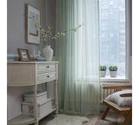 TEMU 1pc Cortina translúcida verde americana, hueca, pastoral, boho, con macramé y borlas, para ventanas de , puertas, , dormitorios, ventanas de , decoración del hogar
