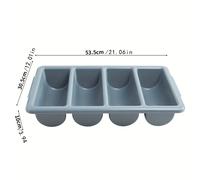 TEMU 1pc de Almacenamiento de Cubiertos de Compartimentos, Cesta Organizadora de Platos para Hoteles, Cestas de Estantería para Cubiertos de Cocina y Restaurante